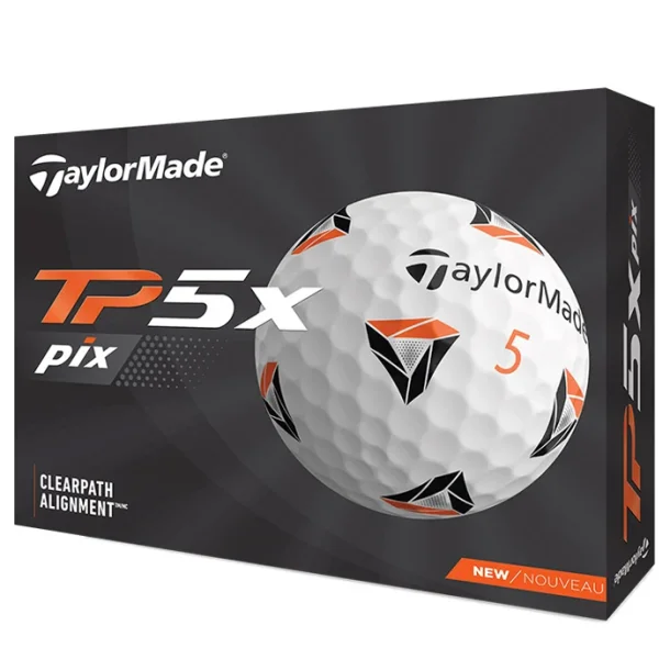 Brug TaylorMade TP5X Pix  Golfbolde til en forbedret oplevelse